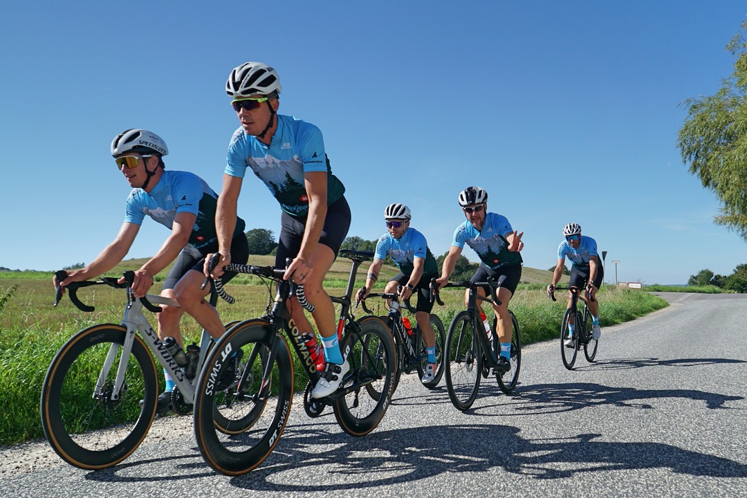Das SVSE Radteam auf einer Trainingsfahrt